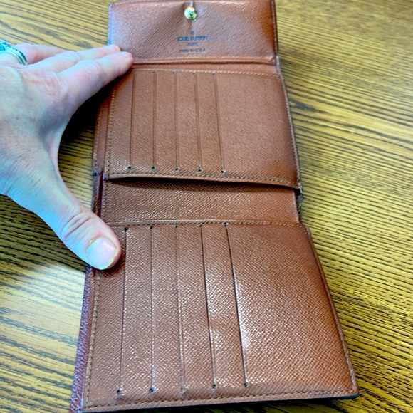 Louis Vuitton Wallet M61654 Portefeuille Elise Brown Monogram (AUTHENTIC) - Picture 8 of 15